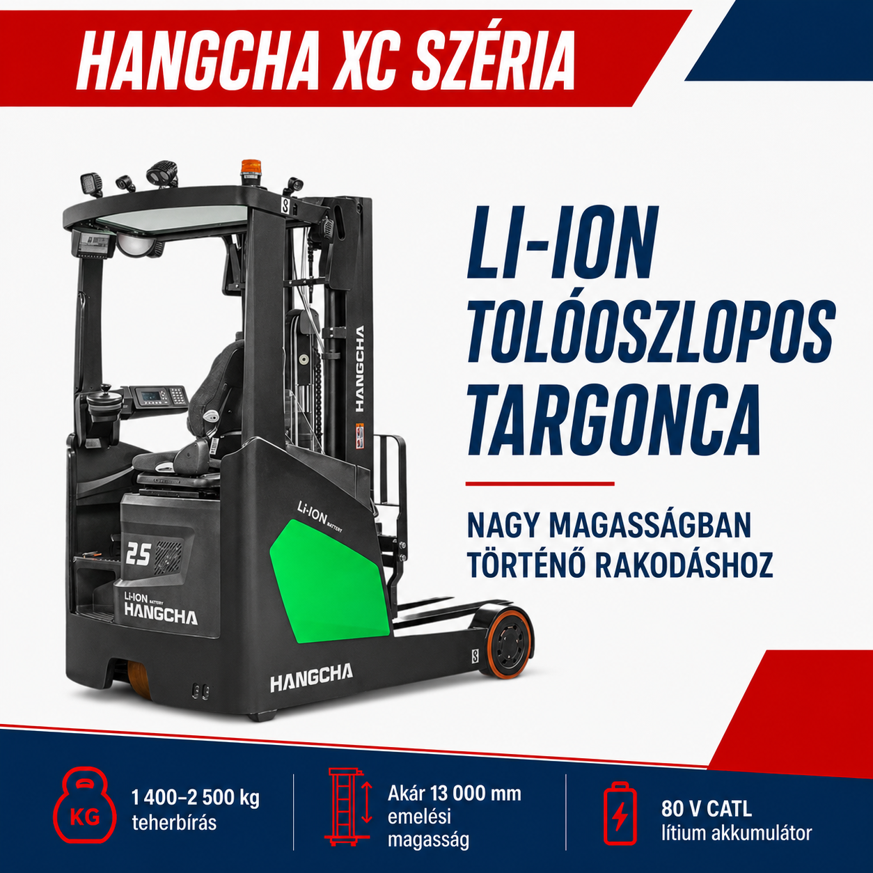 tol&oacute;oszlopos targonca