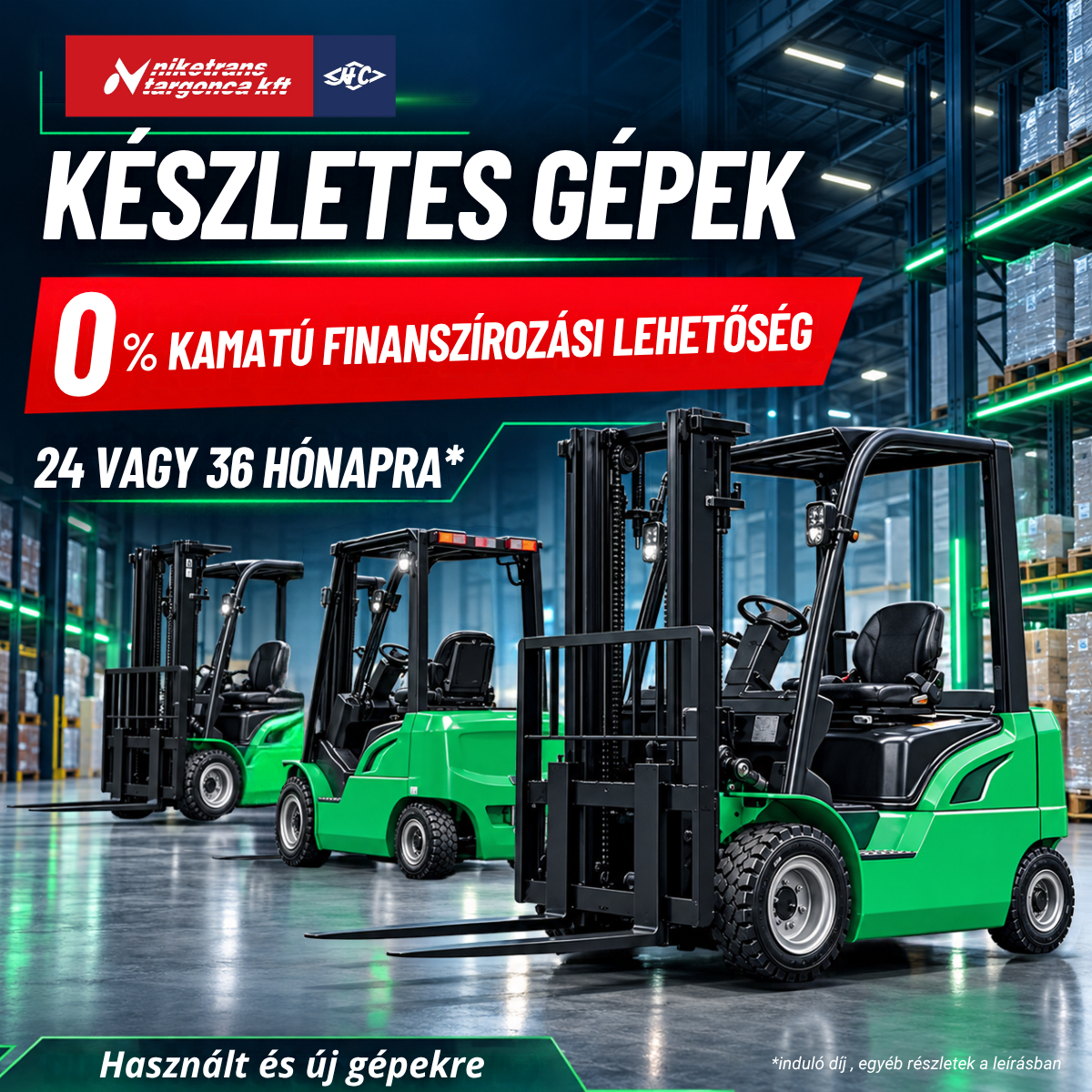 targonca 0% kamattal